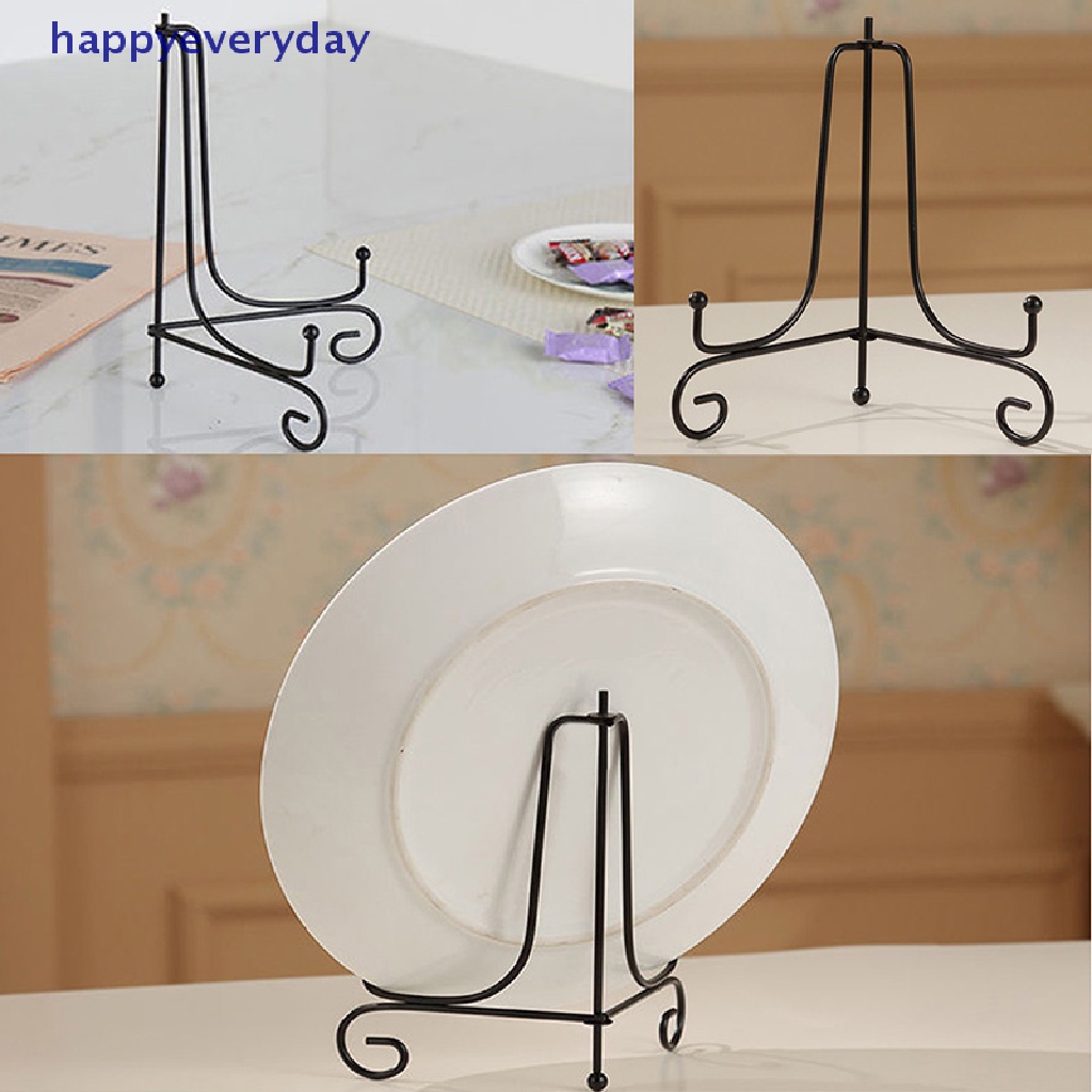 [happy] Art Iron Display Stand Penyangga Holder Untuk Frame Foto Foto Plat [ID]