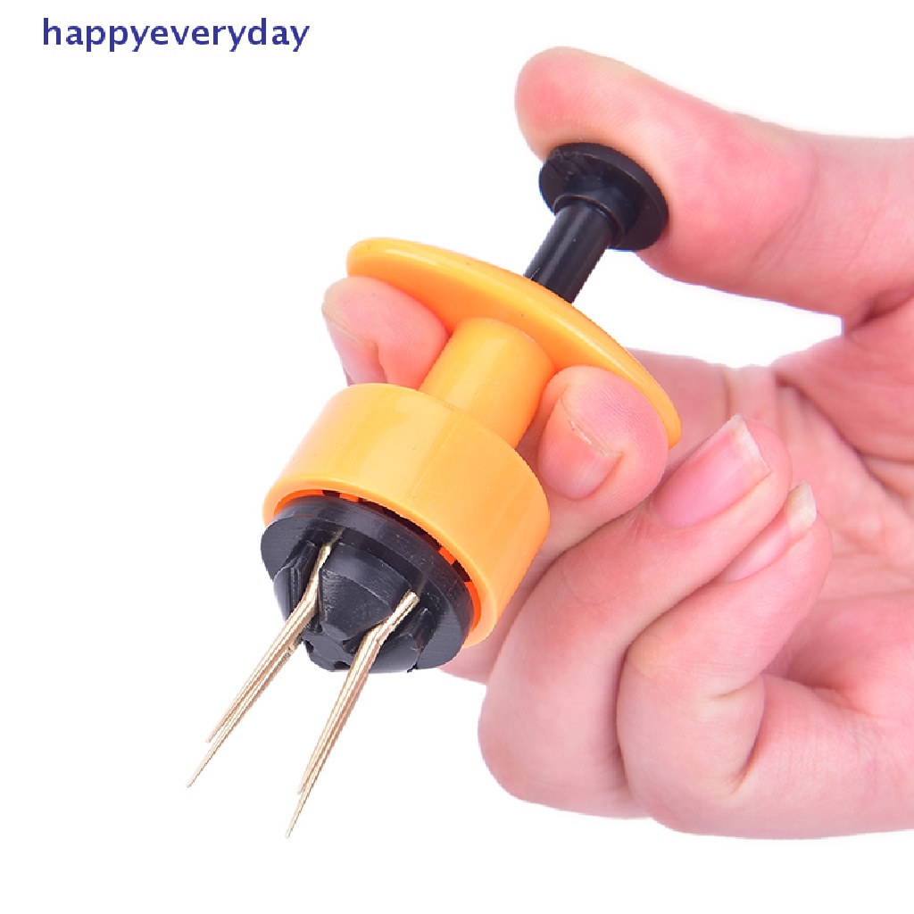 [happy] 1pc Klip Cacing Darah Umpan Umpan Klip Cacing Tanah Alat Pancing Worm Hook Clamp [ID]