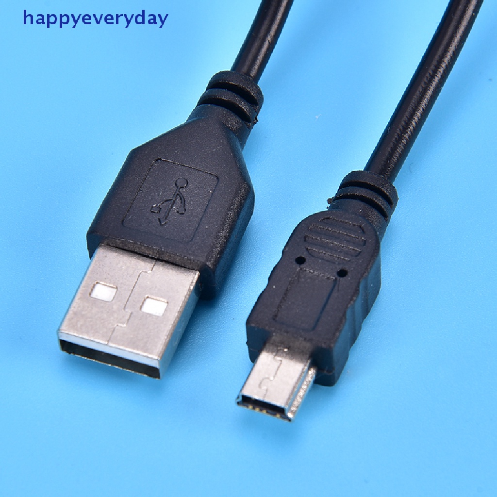 [happy] Kabel USB MINI Panjang 1m Sync &amp; Charge Lead Tipe A Ke 5pin B Charger Telepon [ID]