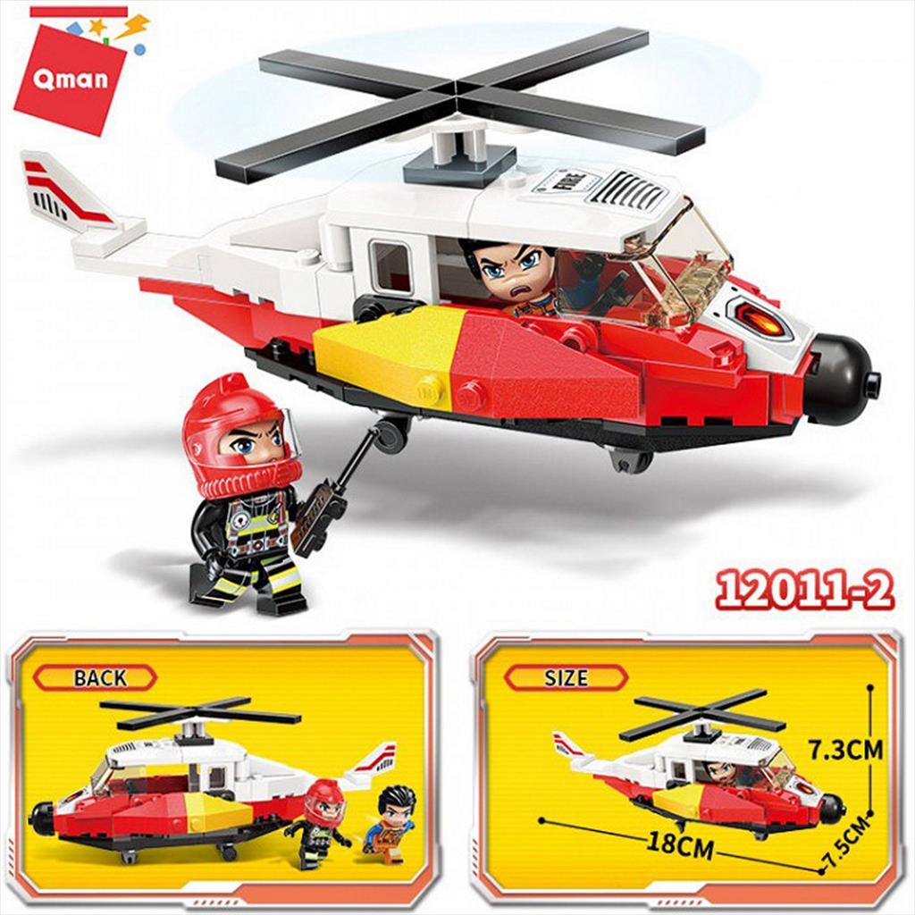 QMAN MineCity Air Rescue Fire Line 12011-2