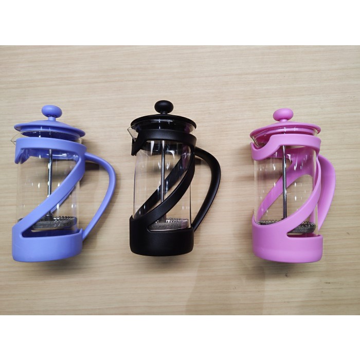 Teko French Plunger Press Coffee Tea Maker Pot Saringan Kopi Teh 350ML