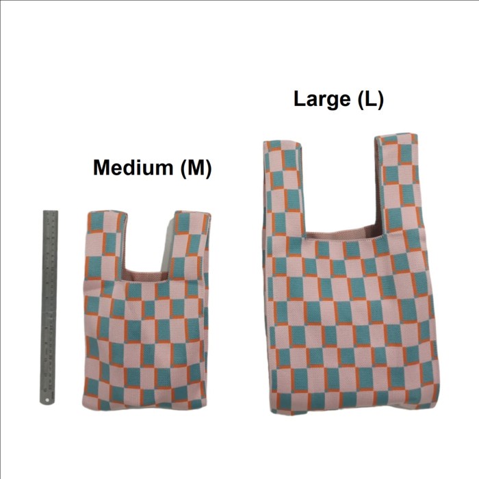 Buffalow Bag Bangkok Knit Tote Bag Rajut Tas Buffalow - Motif 1 M