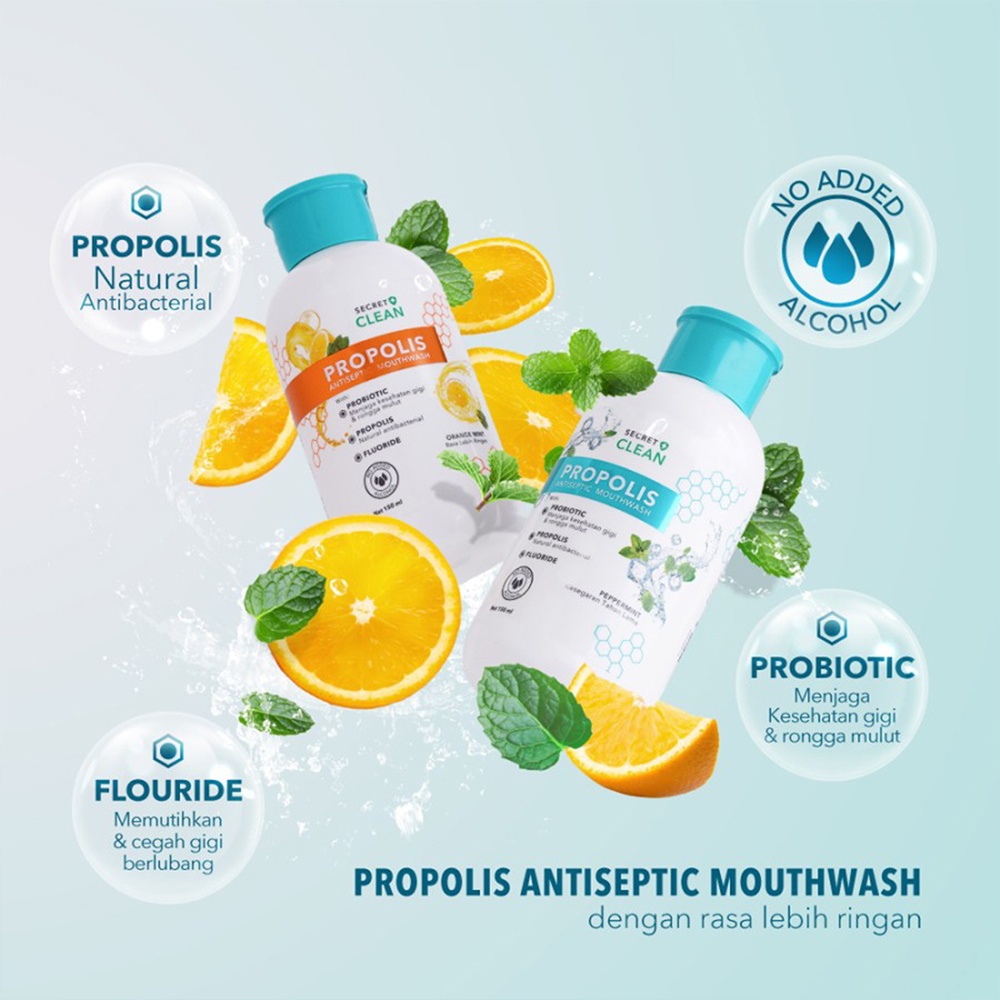 Secret Clean Propolis Antiseptic Mouthwash