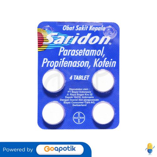 Saridon Strip 4 Tablet
