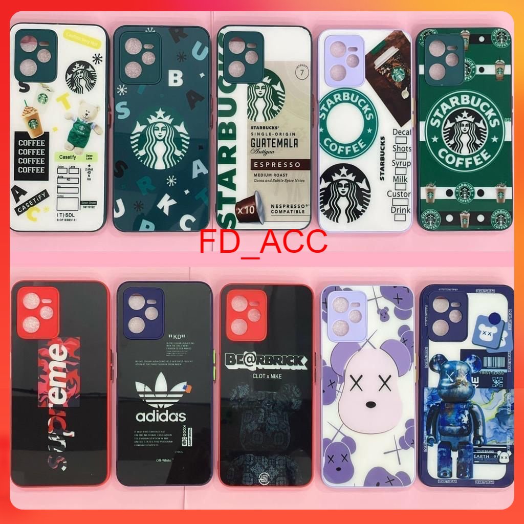 [ Oppo A5 2020 / A9 2020 / A33 2020 / A53 2020 ] Case Corak Kaca Abstrak + Casing Pelindung Kamera /