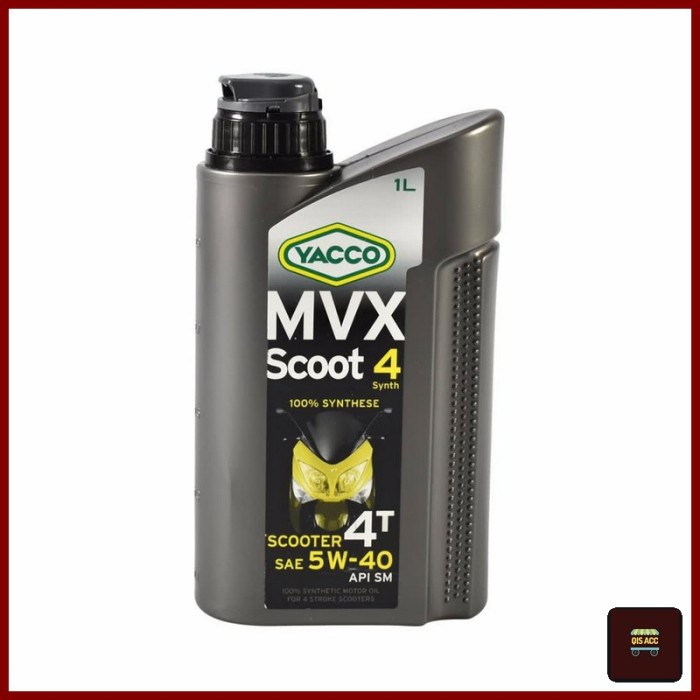 YACCO Oli Motor Matic MVX Scoot 4T SAE 5W-40 1 Ltr