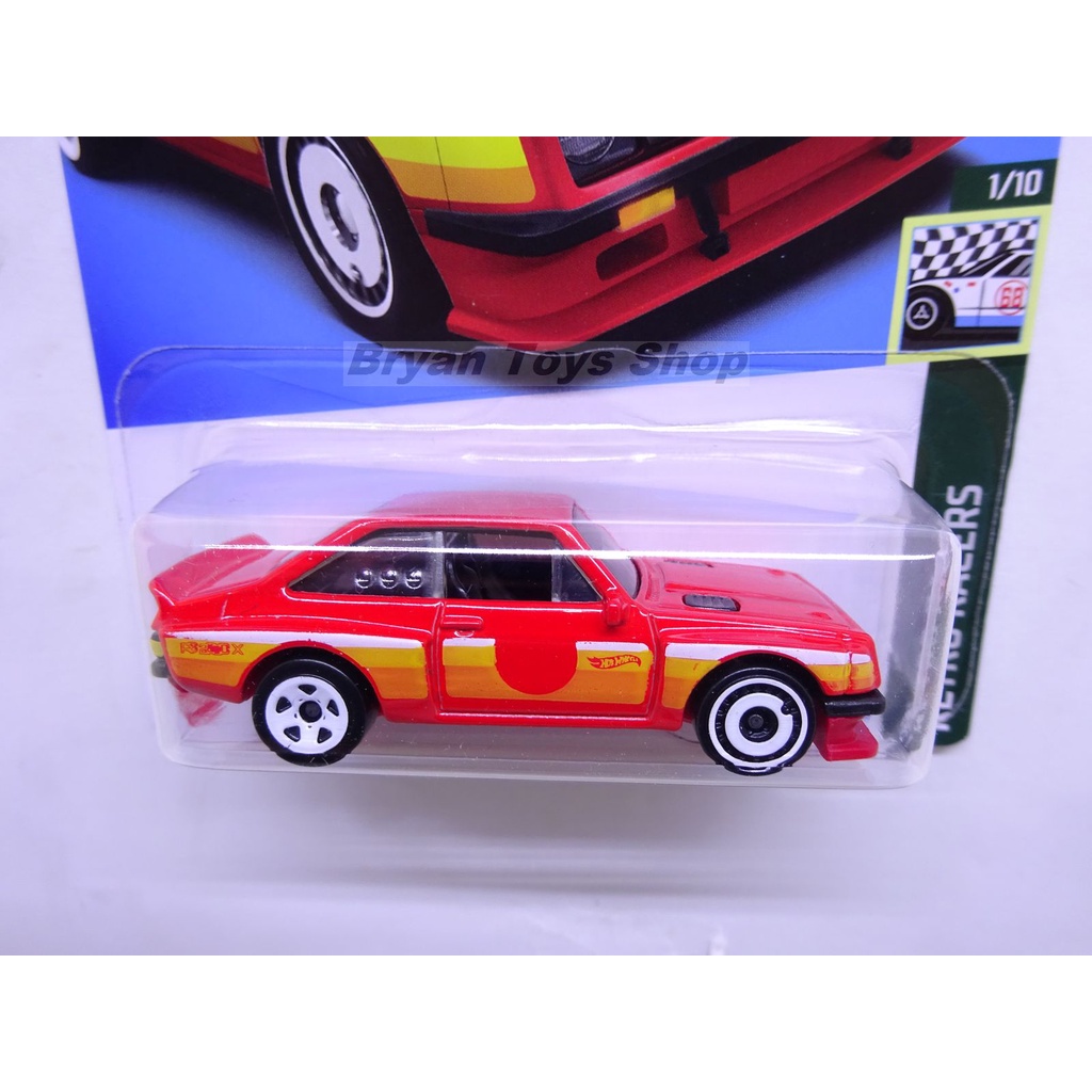 Hot Wheels Ford Escort RS2000 Merah