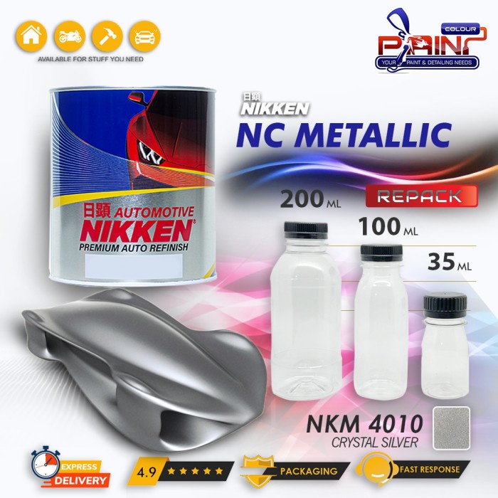 Cat Duco NIKKEN NC Metallic Colour CRYSTAL SILVER 4010 / Cat Mobil NC