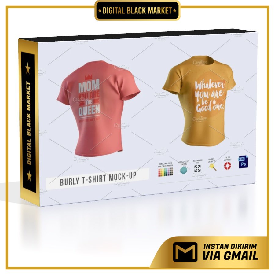 Burly T-Shirt Mock-up