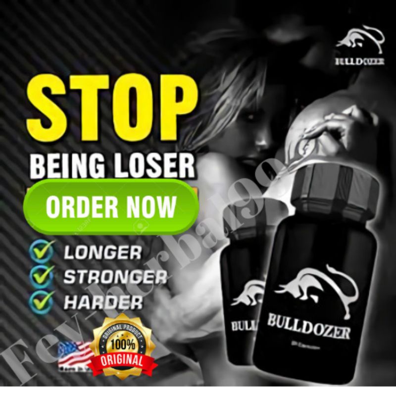 100% ORIGINAL Bulldozer Asli Original Obat Pembesar Kuat Keras Tahan Lama BPOM