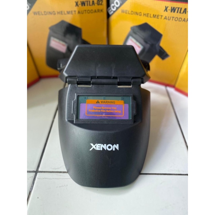 XENON Topeng Las Otomatis Full Face kacamata las Kedok las Automatis Xenon Topeng Otomatis Gelap