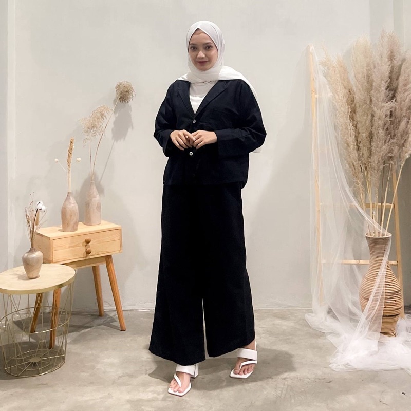 Baju One Set Wanita Ruby Linen