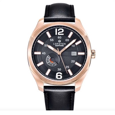 Lofoten F-6508M Stainless Steel - Kaca Sapphire Case Diameter : 45mm Jam Tangan Pria