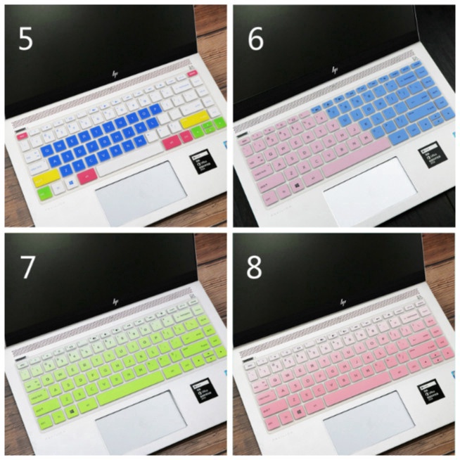 5pcs/pak Untuk 14inch HP Pavilion 14seri Kulit Notebook 14Q-CS0001TX I5-8250U 14Q-CS0001TX 14s-dk1003AU Pelindung Cover Keyboard Laptop