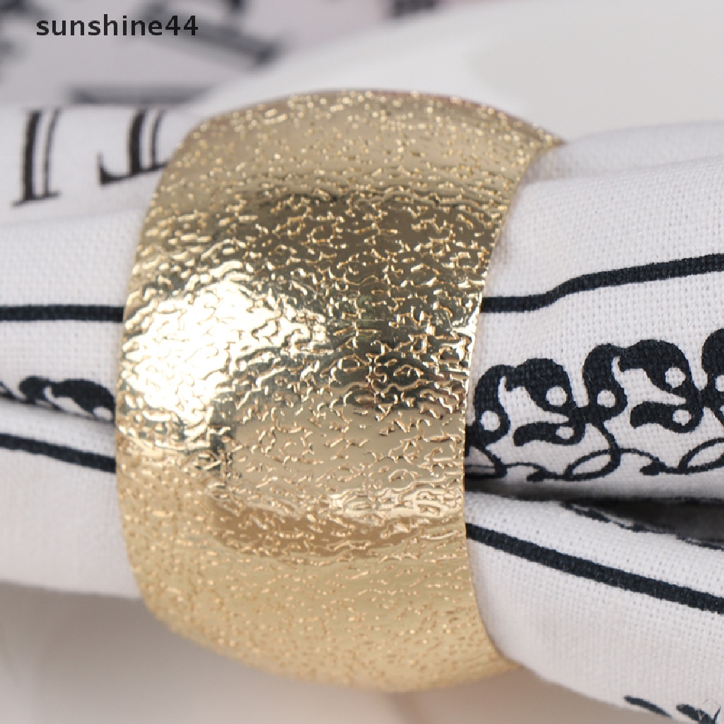 Sunshine Napkin Rings Wedding Party Hotel Serviette Gesper Tempat Serbet Dekorasi Meja ID