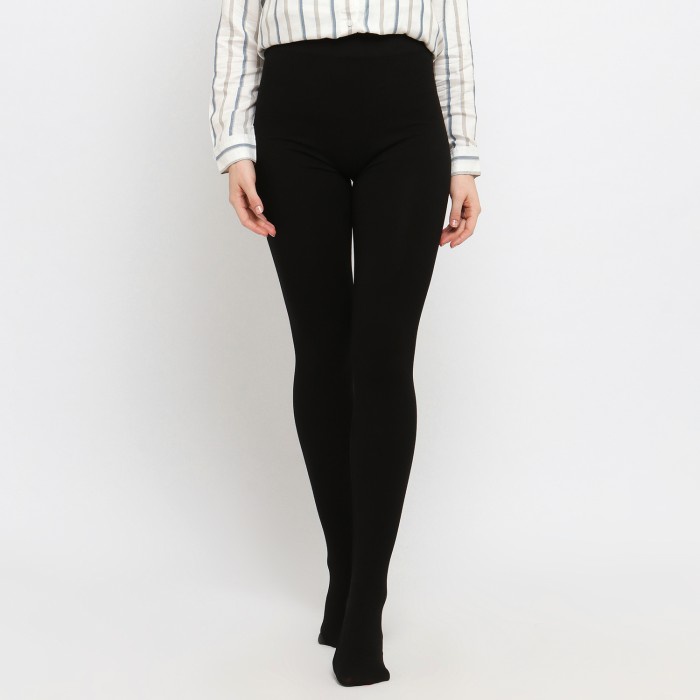 Legging Wudhu Le Najwa Latifah Jet Black