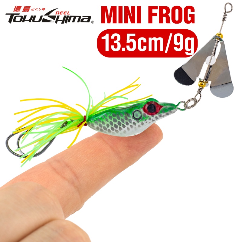 1pcs 13.5cm/9g Sendok Katak Lembut Toman Umpan 3D Mata Snakehead Fish Lure Sequin Rok Karet Casting Umpan Topwater Swimbait Dengan Kait Ganda
