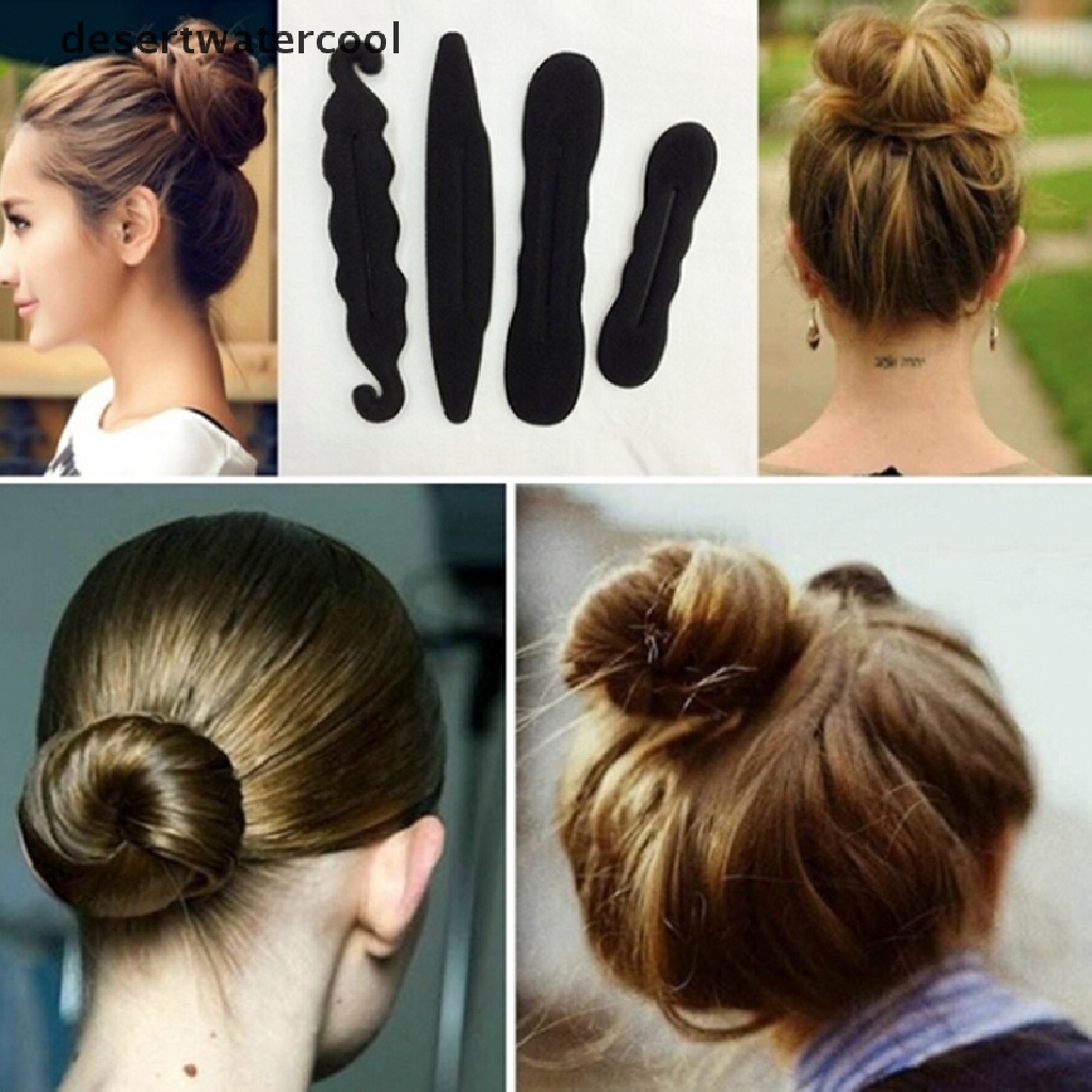 Deid 4pcs/set hairstyle Twist maker Alat Dount Twist Aksesoris Rambut Styling Fashion Martijn