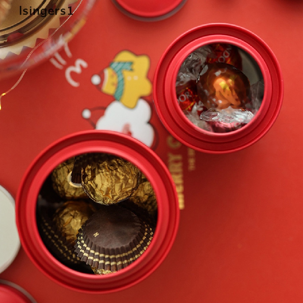 [lsingers1] Mini Floral Iron Tin Case Sealed Berbunga Kotak Penyimpanan Teh Candy Boxes Butik