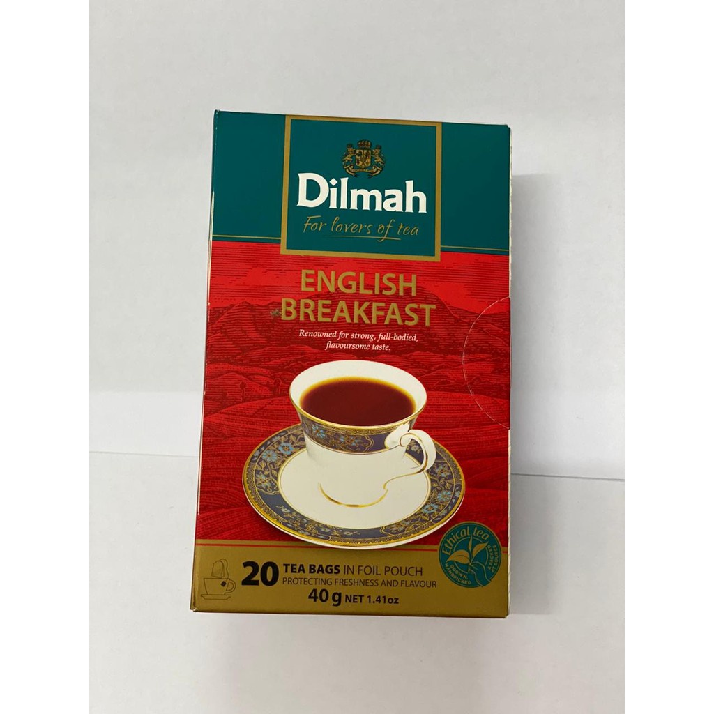 

DILMAH ENGLISH BREAKFAST 40GRAM / TEH CELUP / TEH MURAH / ENGLISH TEA / JUAL TEH MURAH