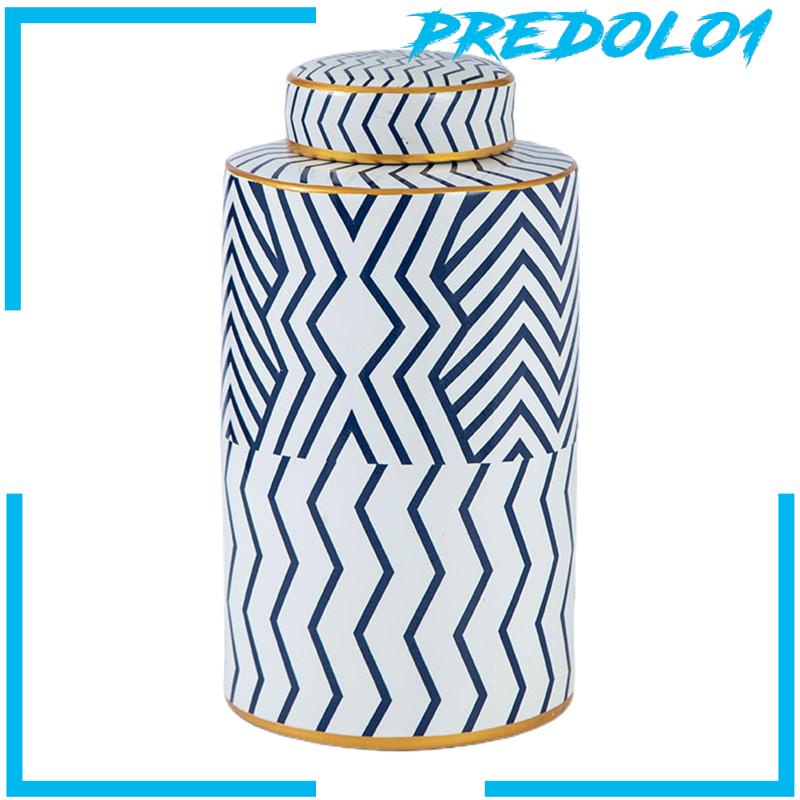 [Predolo1] Vas Guci Jahe Keramik Besar Modern Minimalis Nordic Dengan Tutup Ceramic Vase