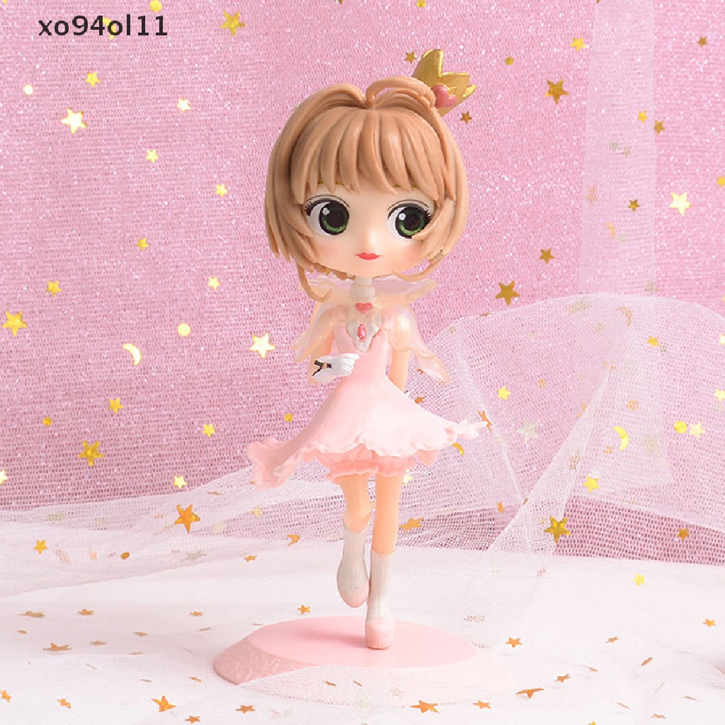 Xo 16CM Card Captor Sakura Anime Kawaii Action Figure Standing Posture Model Mainan OL