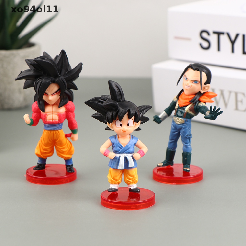 Xo 6Pcs/Set Dragon Ball Z DBZ Anime Saiyan PVC Action Figure Model Kartun Mainan OL