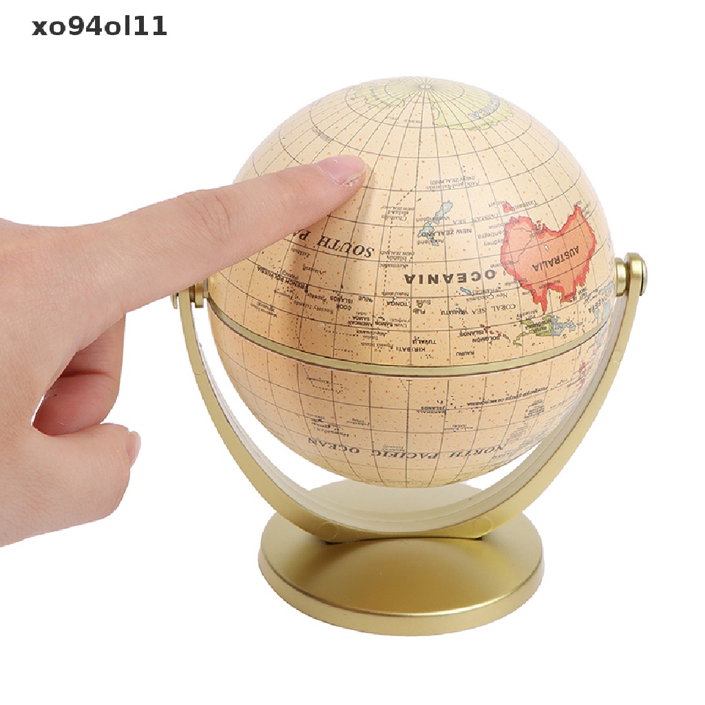 Xo 360derajat Rotag World Globe Desktop Decor Pendidikan Geografi Sekolah Supplie OL