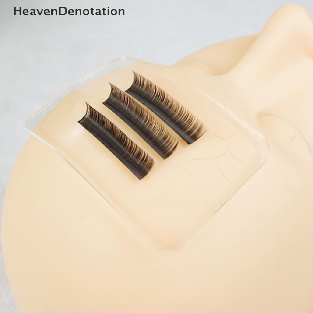 [HeavenDenotation] Silikon Transparan Plang Cangkok Bulu Mata Eyelash Extension Tray StandHolder  Hdv