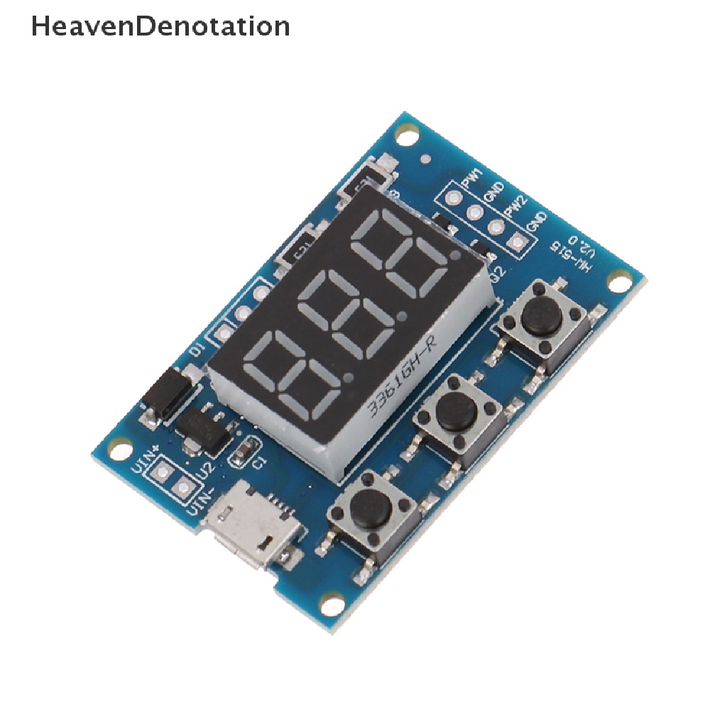 [HeavenDenotation] Generator DC 5-30V Micro USB PWM 2channel Modul Papan Frekuensi Digital HDV