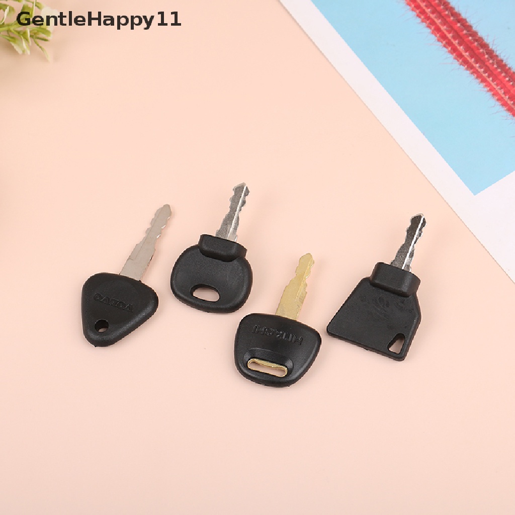 Gentlehappy 7Pcs/Set Kunci Excavator Kunci Kontak Mesin Konstruksi Excavator Key Kit id