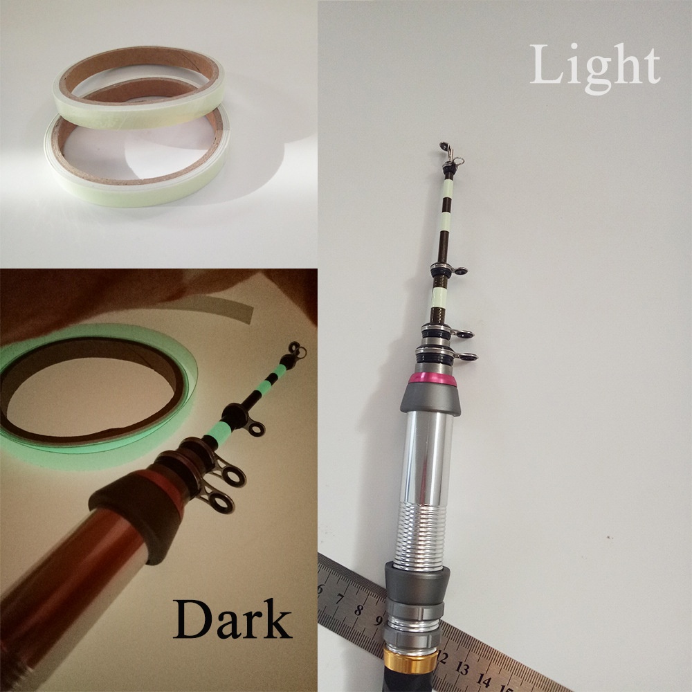 1pcs Tongkat Pancing Luminous Stiker Pelindung Pancing Glow Dark Alat Pancing DIY