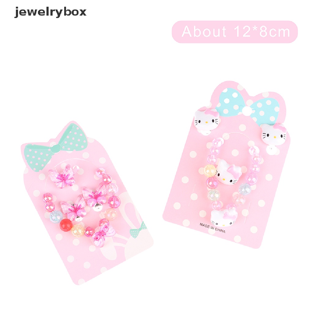 [jewelrybox] Gelang Anak Klip Telinga Cincin Set Princess Gelang Anak Ornamen Butik