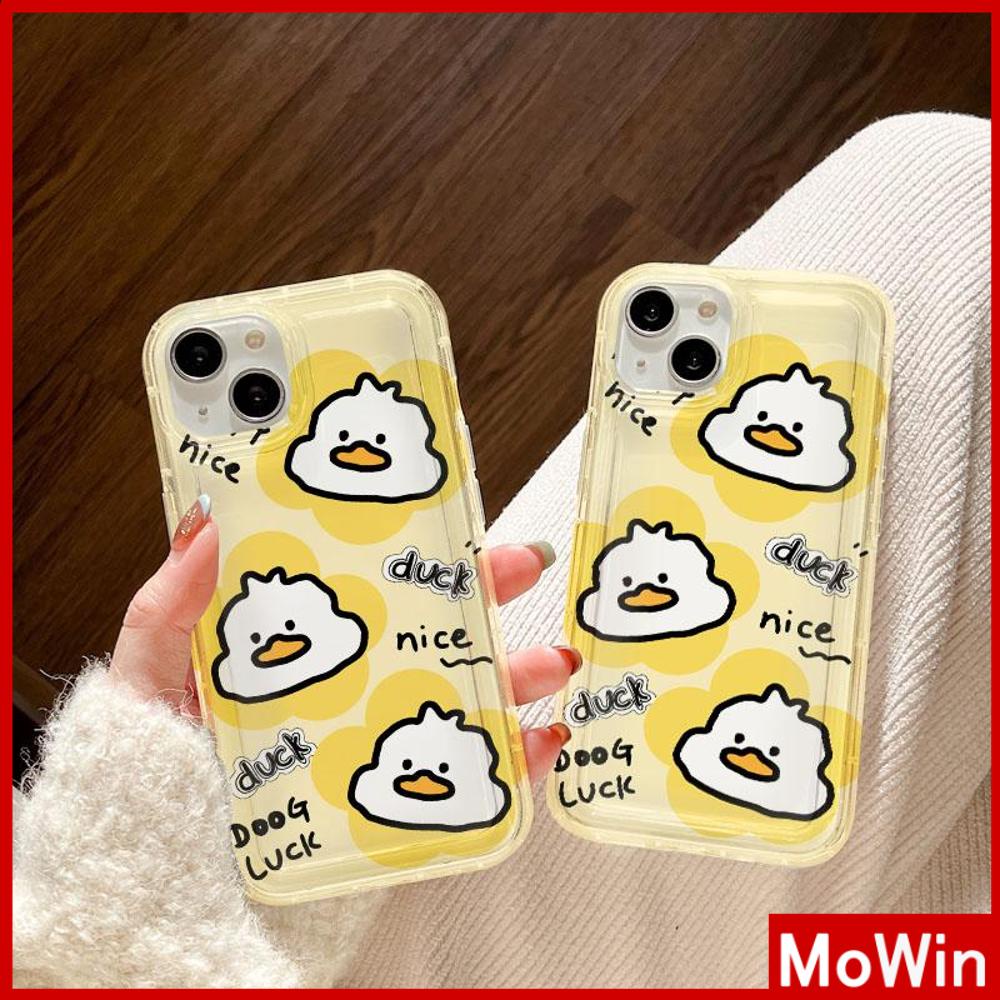 For iPhone 14 Pro Max iPhone Case Clear Case TPU Soft Case Airbag Shockproof Protection Camera Cute Duck Compatible with iPhone 13 Pro Max iPhone 12 Pro Max 11 7Plus 6Plus XR xs