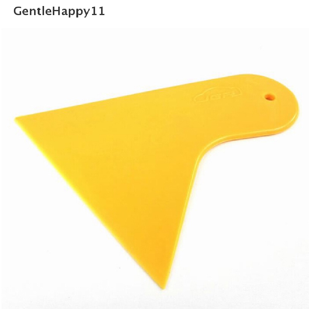 Gentlehappy Stiker Mobil Scraper Plate Kaca Film Plastik Kuning Tools id