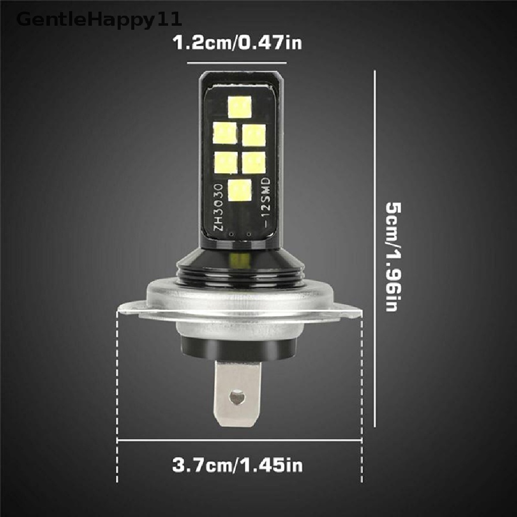 Gentlehappy H4 H7 Car LED Headlight Kit Bohlam High Low Beam LED Lampu Lighg Mobil LED Bulb id