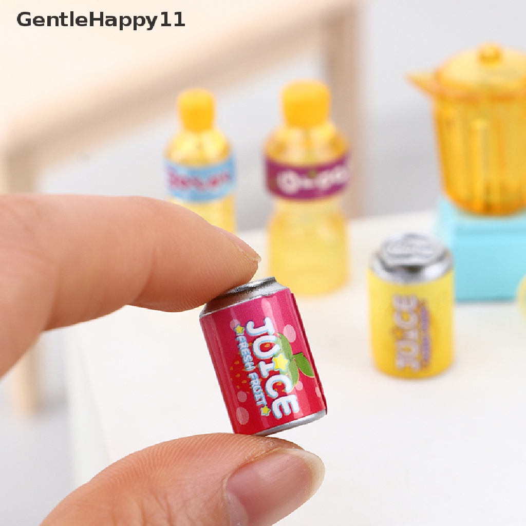 Gentlehappy 1Set 1: 12rumah Boneka Miniatur Juicer Botol Minum Cangkir Dapur Kitchenware Mainan id