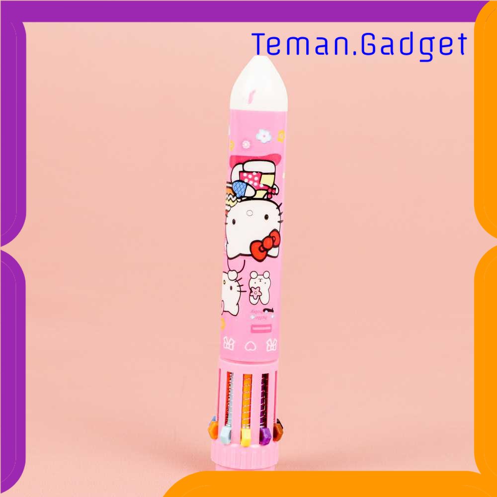 TG - ATK Pena Ballpoint Multi Warna 10 Color Pen 1 PCS - SM-10