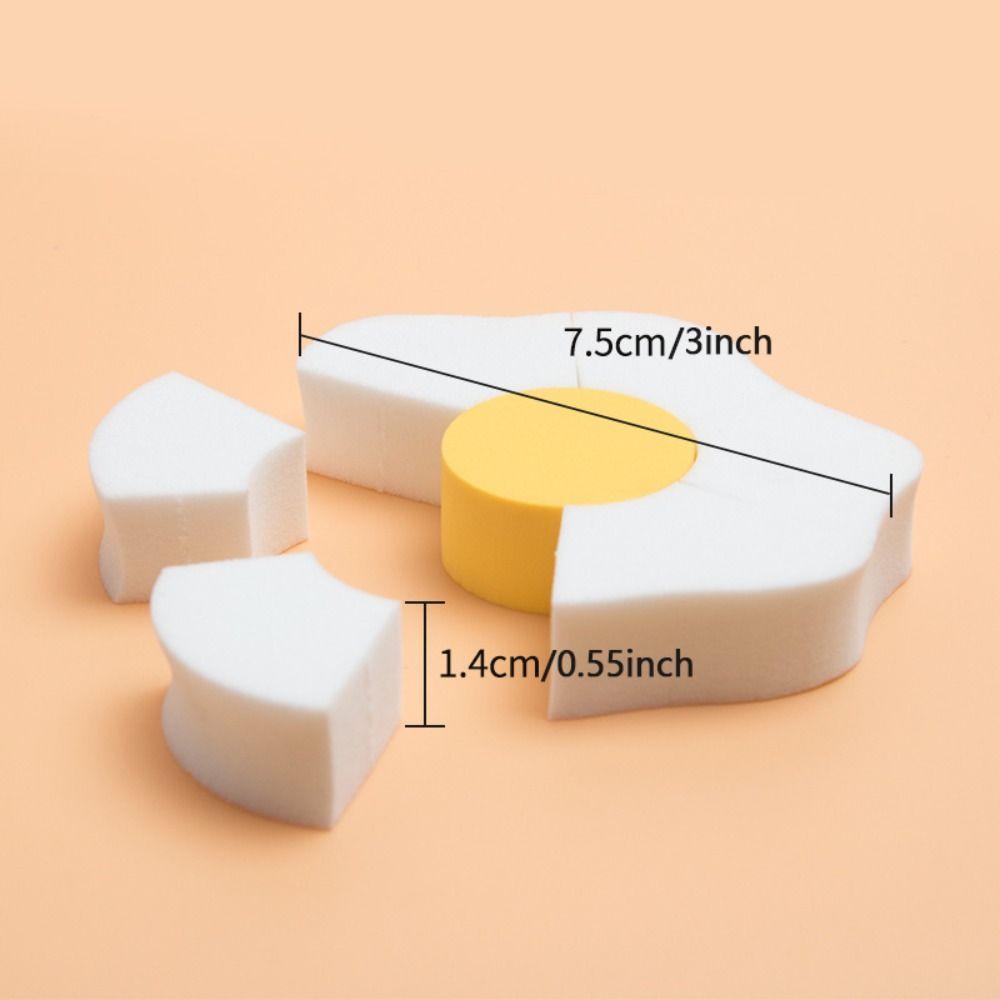 Needway Puff Kosmetik Wanita Facial Poached Egg Gift Pemula Blend Puff Foundation Bedak Puff Kering Basah Dual-use Makeup Tools Air Cushion Puff