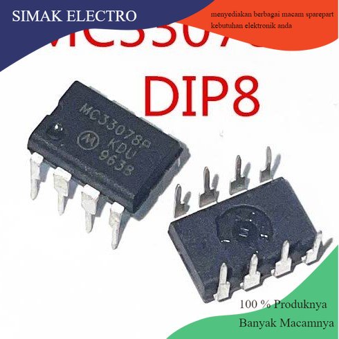 MC33078P MC33078N MC33078 MC 33078 IC Low Noise OpAmp Dip-8 - MC33078N