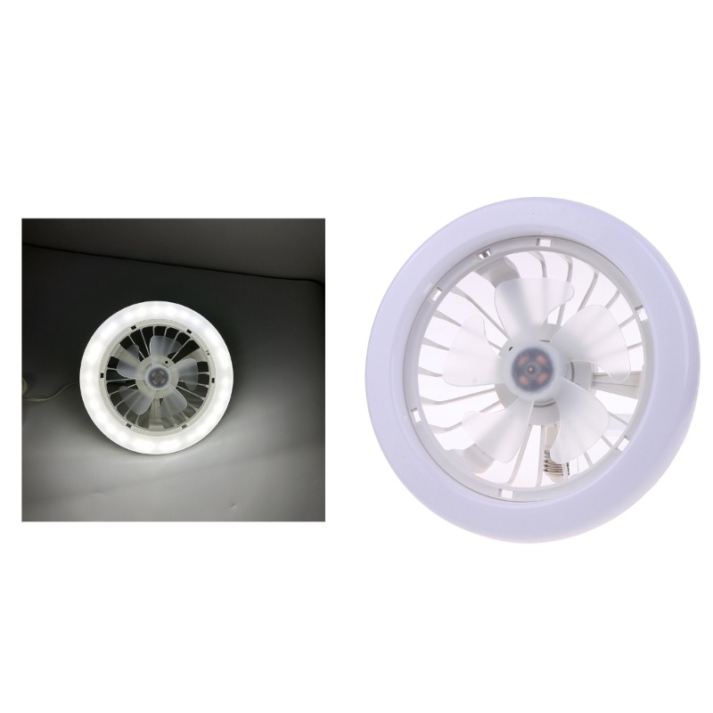 Vivi Smart Ceiling Fan LED Lampu Plafon Remote Control Waktu 3-Wind Speed Dimmable