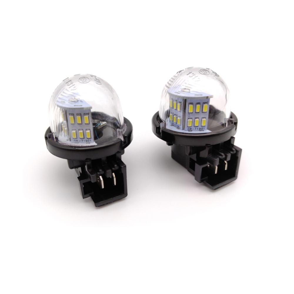 SUZUKI 2pcs Lampu Plat Nomor Plat LED Putih Kecerahan Tinggi Untuk Suzuki400Burgman 2003-2006 Tokaidenso3