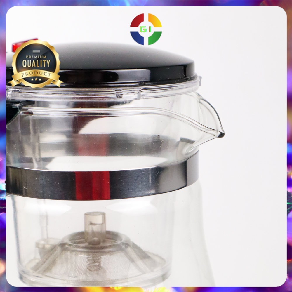 Teko Pitcher Teh Chinese Teapot Maker 900ml Transparent