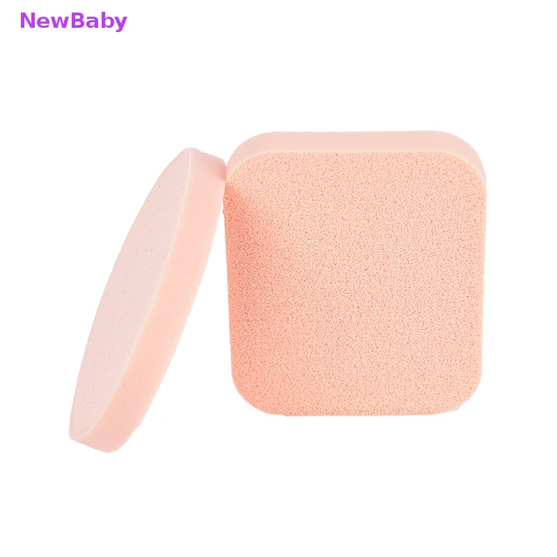 Newbaby 2Pcs Foundation Makeup Puff Facial Blending Sponge Bedak Puff Alat Kecantikan ID