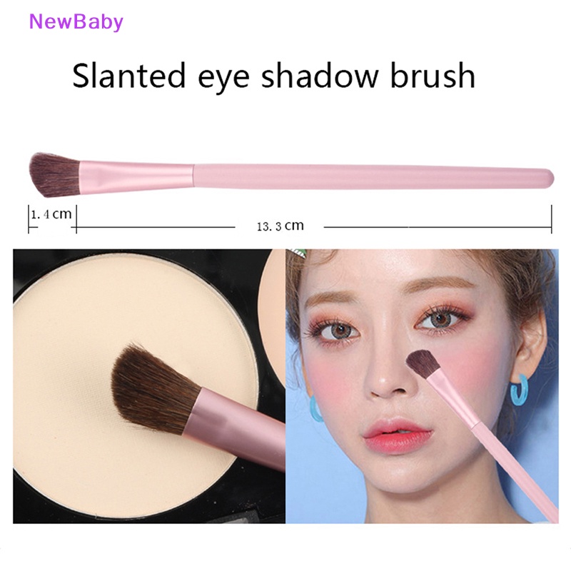 Newbaby Kuas Makeup Travel Portable Tabung Aluminium Sikat Mata Mini Brush Makeup Set ID