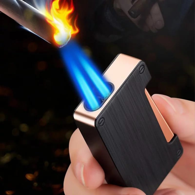 korek api bara dua mata las unik murah dual flame torch lighter murah