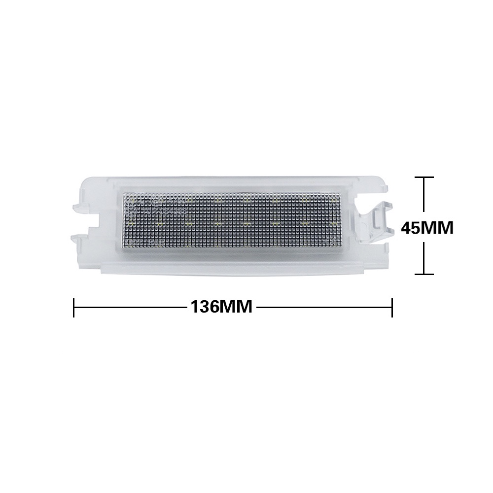 1pc Lampu Plat Nomor LED Plat Lampu Untuk Dacia Logan I 2004-2012 Sandero I 2008-2012 Renault Clio II Lift 2001-2005