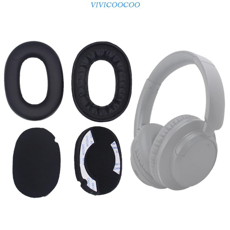 Vivi 1pasang Bagian Perbaikan Bantalan Earphone Ear Muffs Untuk Headphone Elite 85H Diganti