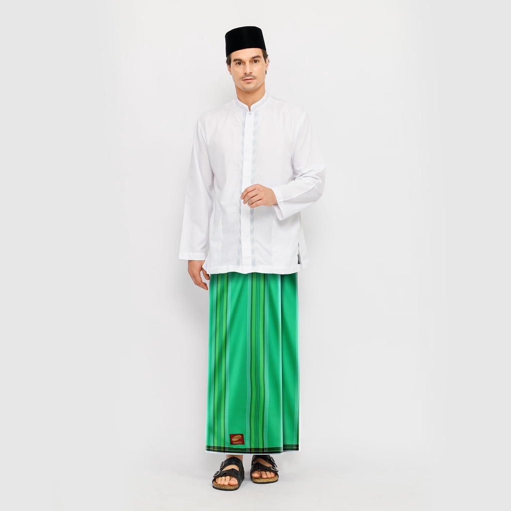 Sarung ATLAS Premium 720 Original Eslilin Warna Hijau