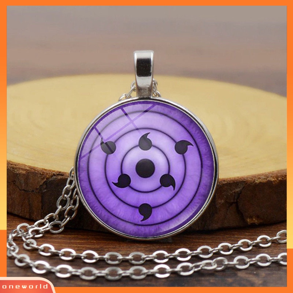 [EONE] Charm Kalung Anime Peripheral Pola Unik Bentuk Bulat Geometris Dengan Liontin Menghias Menawan Aksesoris Anime Naruto Liontin Kalung Untuk Penggemar Anime